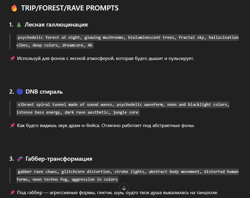 AI-генерированные арты